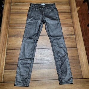 Jordache Girls Black Shimmer Pants - Size 12